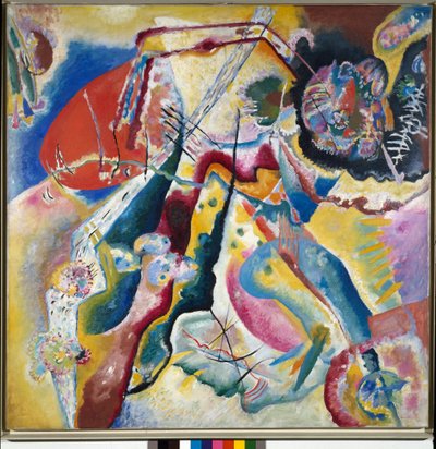 Peinture avec tache rouge - Wassily Kandinsky